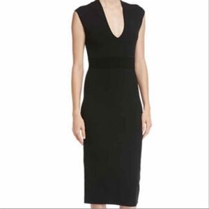 Michael Kors | Black V-neck fitted Dress